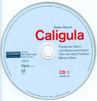 2CD/Set di cofanetti Markus Stenz: Caligula