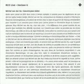 DVD/SACD Concertgebouworkest: Horizon 6: Frenesia; Violin Concerto; Symphony No. 6; Along The Shores Of Lorne; Mysteriën (Version No. 1)