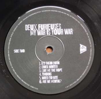 LP Deux Furieuses: My War Is Your War