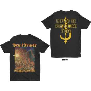 Merce DevilDriver: Devildriver Unisex T-shirt: Borrowed (back Print) (small) S
