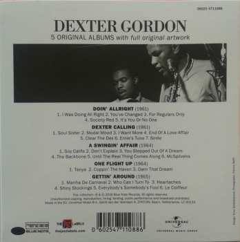 5CD/Set di cofanetti Dexter Gordon: 5 Original Albums