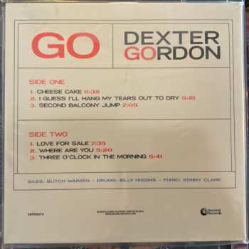 LP Dexter Gordon: Go CLR