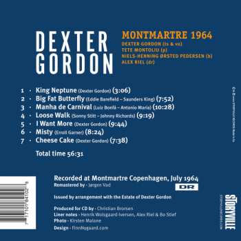 CD Dexter Gordon: Montmartre 1964