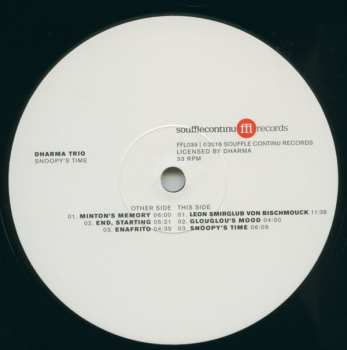 LP Dharma Trio: Snoopy's Time