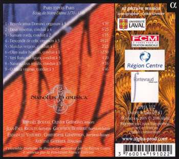 CD Diabolus In Musica: Paris Expers Paris (Ecole De Notre-Dame, 1170-1240)