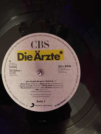 LP Die Ärzte: "Das Ist Nicht Die Ganze Wahrheit..."