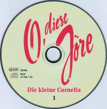 2CD/Set di cofanetti Die Kleine Cornelia: O, Diese Jöre