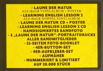 3LP/2CD/Set di cofanetti Die Toten Hosen: Laune Der Natur / Learning English Lesson 2 DLX | LTD | NUM | DIGI
