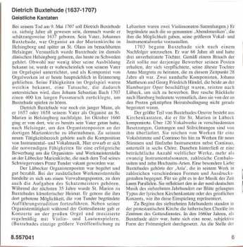 CD Dieterich Buxtehude: Sacred Cantatas / Jubilate Domino / Sicut Moses