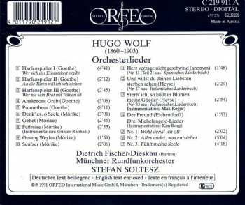 CD Dietrich Fischer-Dieskau: Hugo Wolf Orchesterlieder