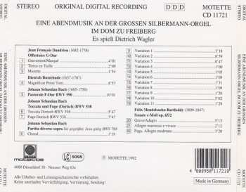 CD Dietrich Wagler: Eine Abendmusik An Der Großen Silbermannorgel Im Dom Zu Freiberg