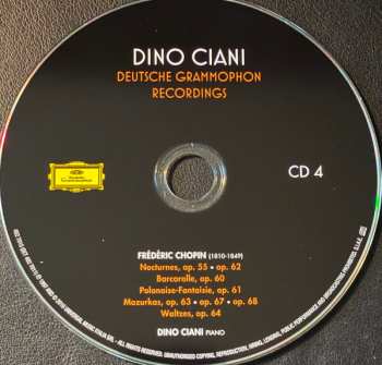 6CD/Set di cofanetti Dino Ciani: Deutsche Grammophon Recordings