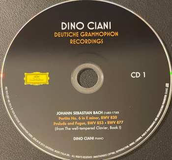 6CD/Set di cofanetti Dino Ciani: Deutsche Grammophon Recordings