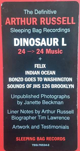 2CD/Set di cofanetti Dinosaur L: 24 → 24 Music (The Definitive Arthur Russell Sleeping Bag Recordings)