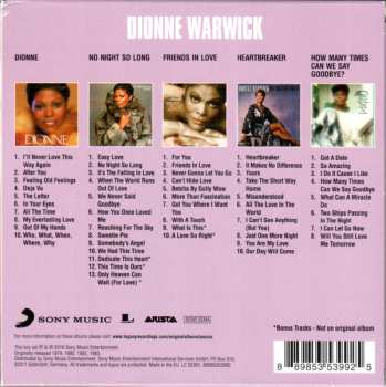 5CD/Set di cofanetti Dionne Warwick: Original Album Classics