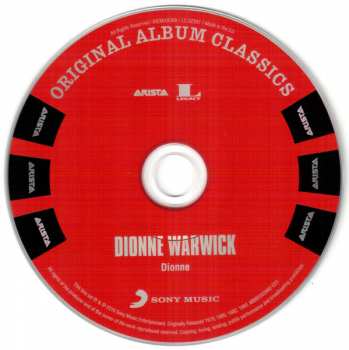 5CD/Set di cofanetti Dionne Warwick: Original Album Classics