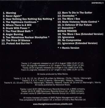 4CD/Set di cofanetti Discharge: 1980-85
