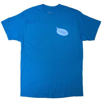 Merce Disney: Disney Unisex T-shirt: Stitch Ohana (blue) (back Print) (small) S