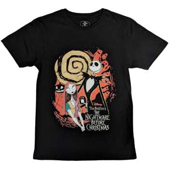 Merce Disney: Disney Unisex T-shirt: The Nightmare Before Christmas Ghosts (embellished) (small) S