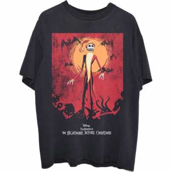Merch Disney: Maglietta The Nightmare Before Christmas Jack Orange Sun & Logo Disney