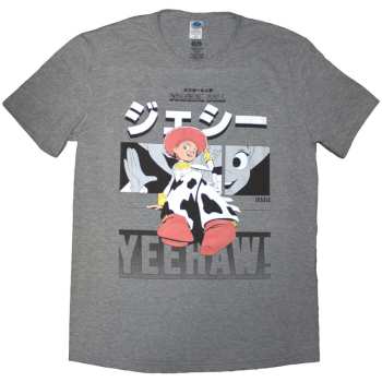 Merce Disney: Disney Unisex T-shirt: Toy Story Jessie Yeehaw (grey) (small) S