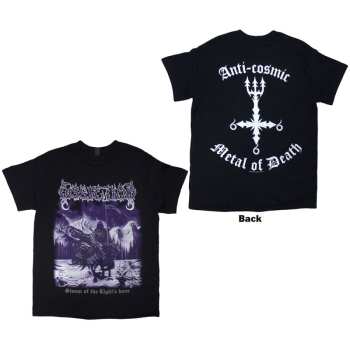 Merce Dissection: Dissection Unisex T-shirt: Storm Of The Light's Bane (black) (back Print) (small) S