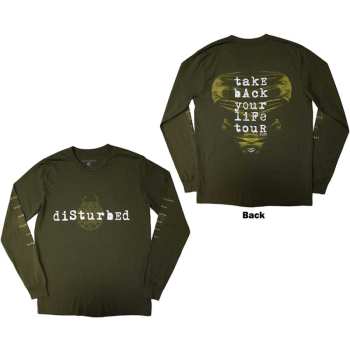 Merce Disturbed: Disturbed Unisex Long Sleeve T-shirt: European Tour '23 Take Back (back Print & Ex-tour) (small) S