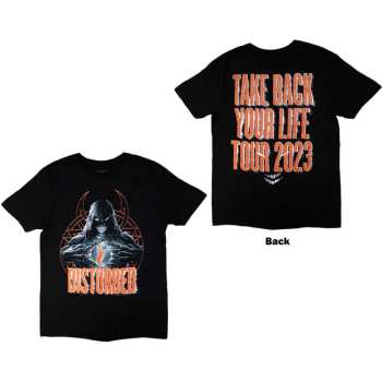 Merce Disturbed: Disturbed Unisex T-shirt: European Tour '23 Take Back (back Print & Ex-tour) (small) S