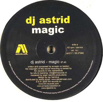 Album DJ Astrid: Magic