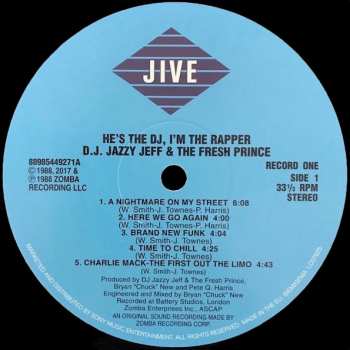 2LP DJ Jazzy Jeff & The Fresh Prince: He's The DJ, I'm The Rapper