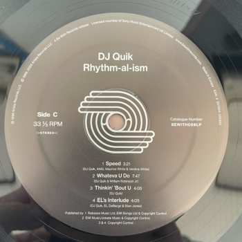 2LP DJ Quik: Rhythm-Al-Ism (Over 70 Minutes Of Commercial-Free Music)