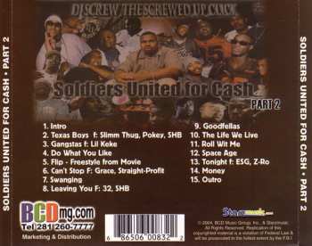 CD DJ Screw: Soldiers United 4 Cash - Part 2