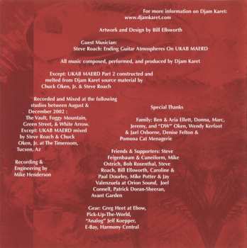 CD Djam Karet: A Night For Baku