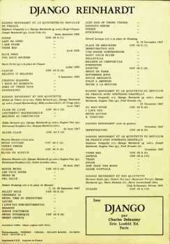 5LP/Set di cofanetti Django Reinhardt: 1910 - 1953