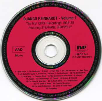 5CD/Set di cofanetti Django Reinhardt: The Classic Early Recordings In Chronological Order
