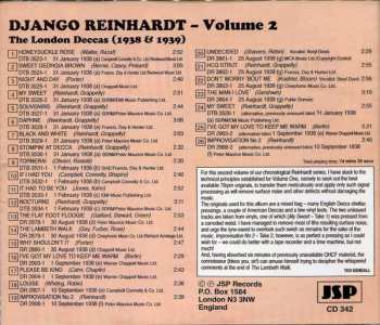 5CD/Set di cofanetti Django Reinhardt: The Classic Early Recordings In Chronological Order