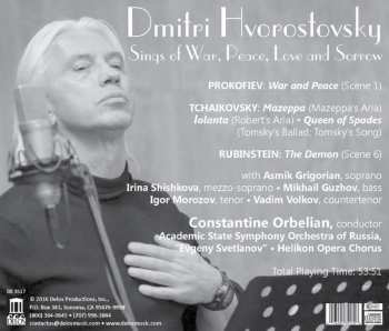 CD Dmitri Hvorostovsky: Sings Of War, Peace, Love And Sorrow 