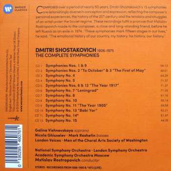 12CD/Set di cofanetti Dmitri Shostakovich: The Complete Symphonies