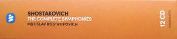 12CD/Set di cofanetti Dmitri Shostakovich: The Complete Symphonies