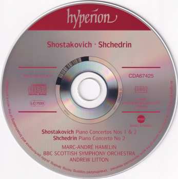 CD Dmitri Shostakovich: Piano Concertos Nos 1 & 2 / Piano Concerto No 2