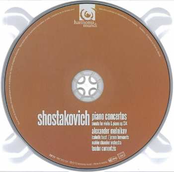 CD Dmitri Shostakovich: Piano Concertos, Sonata For Violin & Piano Op. 134