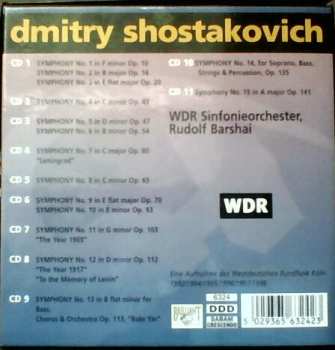 11CD/Set di cofanetti Dmitri Shostakovich: Symphonies