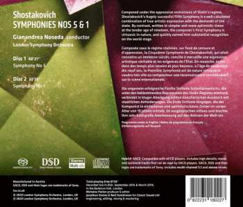 CD/SACD The London Symphony Orchestra: Symphonies Nos 5 & 1