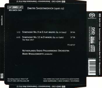 SACD Dmitri Shostakovich: Symphonies Nos. 9 & 12