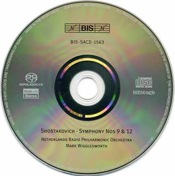 SACD Dmitri Shostakovich: Symphonies Nos. 9 & 12