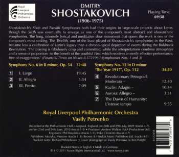 CD Dmitri Shostakovich: Symphony No. 6 / Symphony No. 12 'The Year 1917'