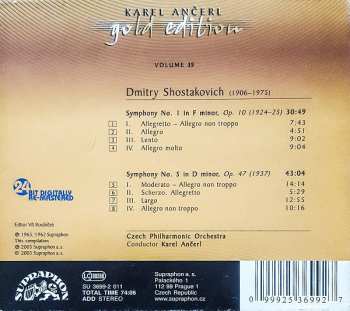CD The Czech Philharmonic Orchestra: Symphony Nos. 1 & 5