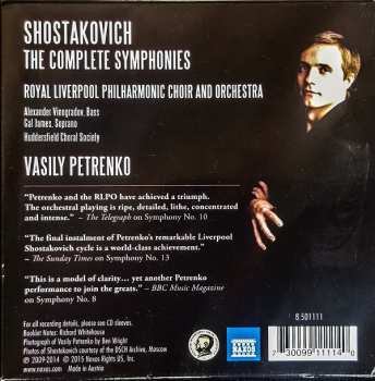 11CD/Set di cofanetti Dmitri Shostakovich: The Complete Symphonies
