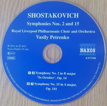 11CD/Set di cofanetti Dmitri Shostakovich: The Complete Symphonies