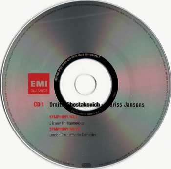 10CD/Set di cofanetti Dmitri Shostakovich: The Complete Symphonies - Sämtliche Symphonien - L'Intégrale Des Symphonies